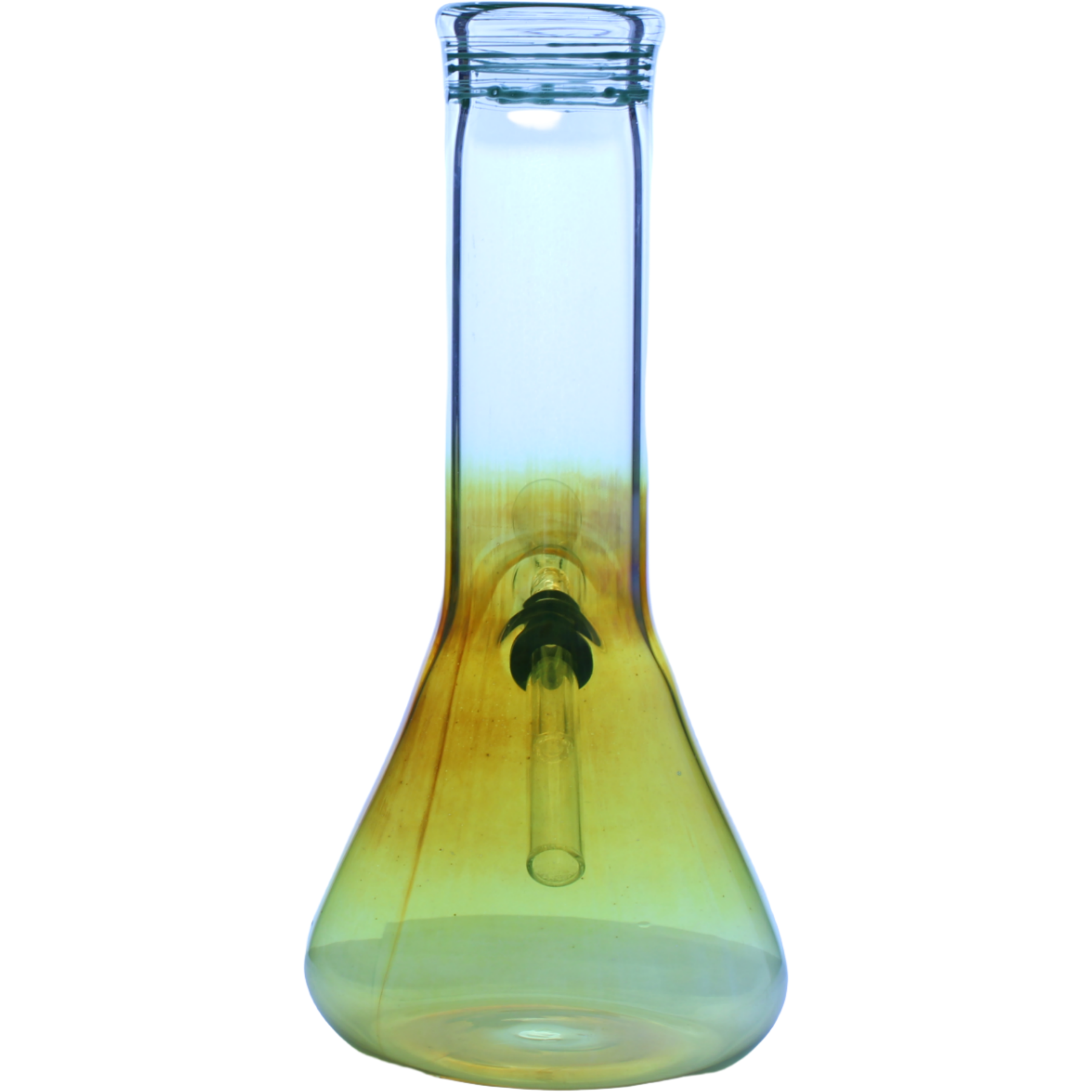 Fumed Beaker Water Pipe w/ Slide